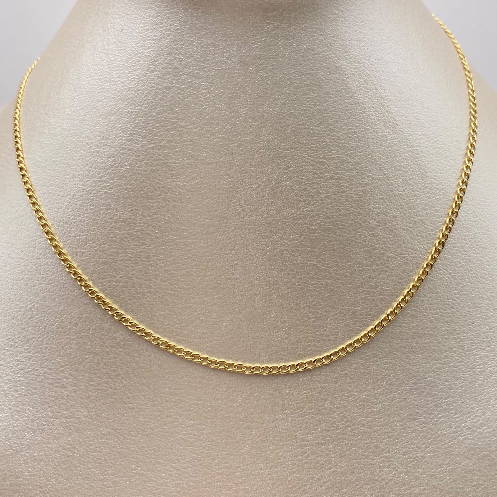 Cadena It Mini cubana Oro amarillo 18k 2,75 Gr / 1,7 mm / 60 Cm