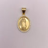 Dije It Virgen de guadalupe circones blancos Oro amarillo 18k +2 / 1,46 Gr / 15,7 mm / 1,7 Cm