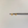 Topos Estrella Silueta Oro amarillo 18k 0,6 Gr / 7,2 mm