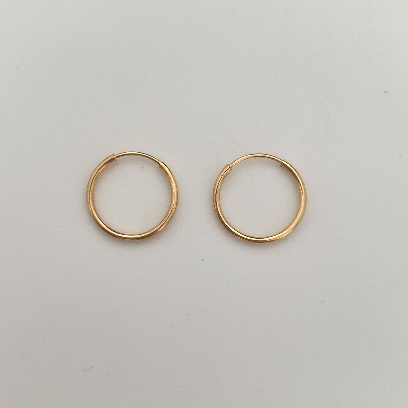 Candonga Imperdibles Oro amarillo 18k 0,55 Gr / 1,1 Cm