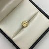 Herraje pasador letra c Oro amarillo 0,5 Gr / 1 Cm