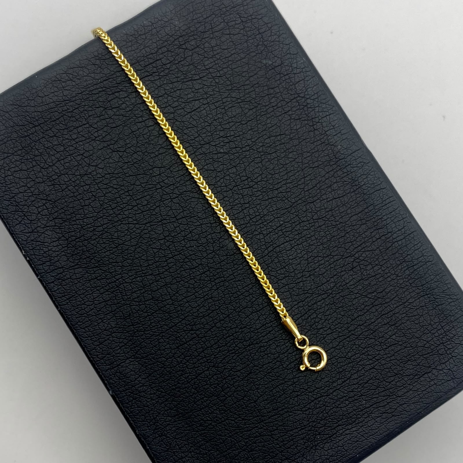 Pulso It Mini franco Oro amarillo 18k +1 / 1,55 Gr / 1,7 mm / 18,7 Cm