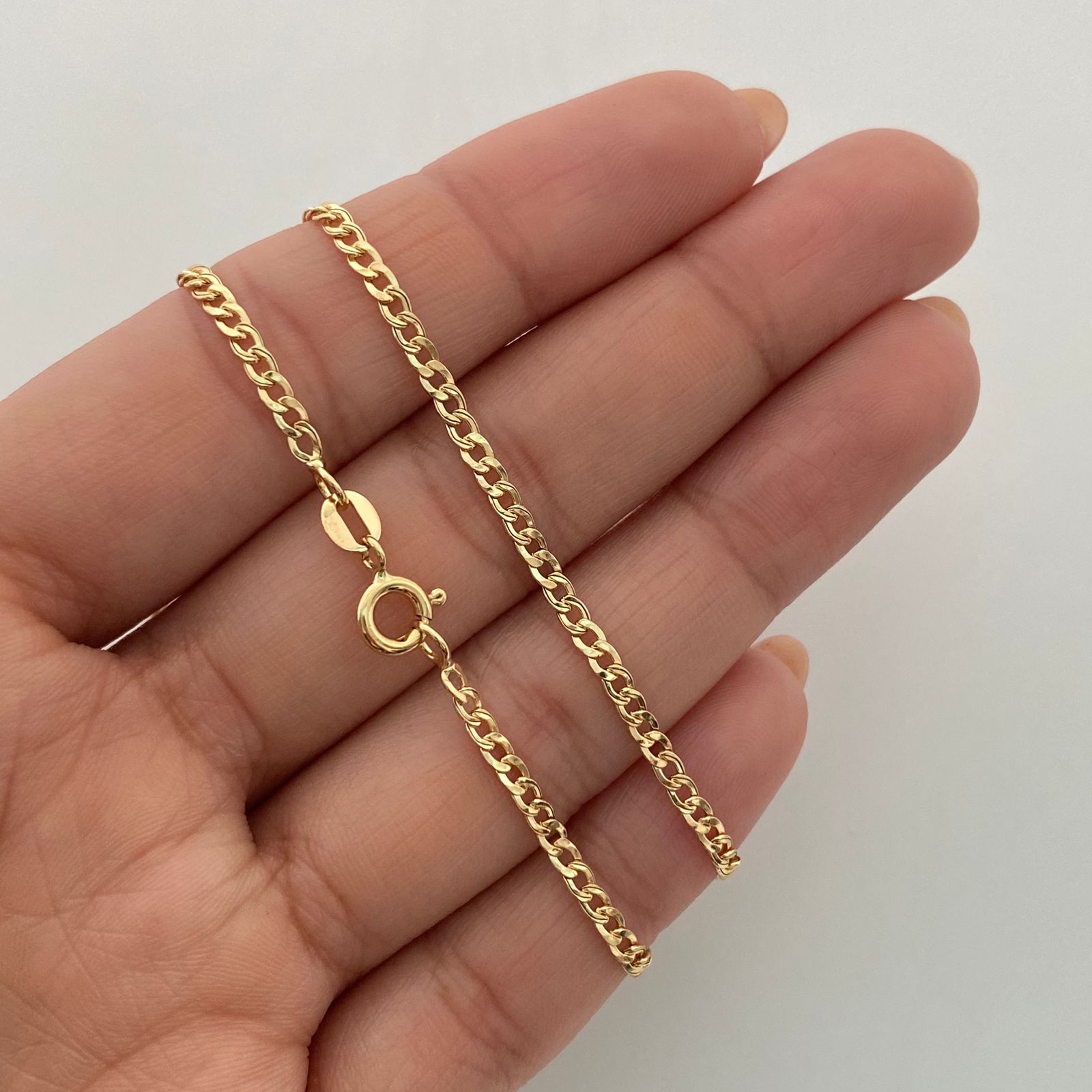 Cadena It Cubana Oro amarillo 18k 4,1 Gr / 2,3 mm / 60 Cm