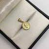 Dije San benito Oro amarillo 18k 0,75 Gr / 12,1 mm / 2,2 Cm