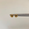 Topos silueta corazon relieve Oro amarillo 18k 0,45 Gr / 5,5 mm