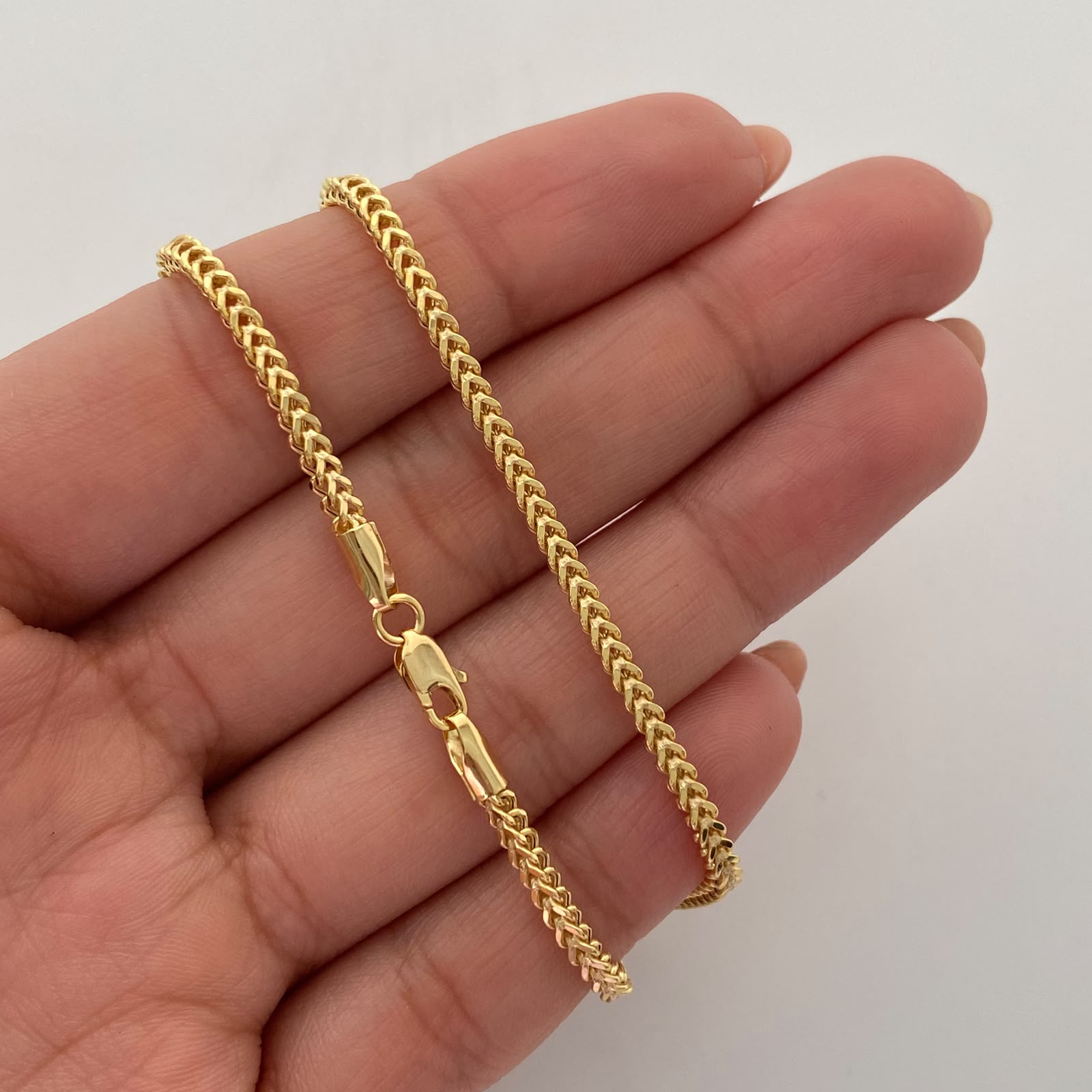 Cadena It Franco Oro amarillo 18k +1 / 7,5 Gr / 2,4 mm / 50 Cm