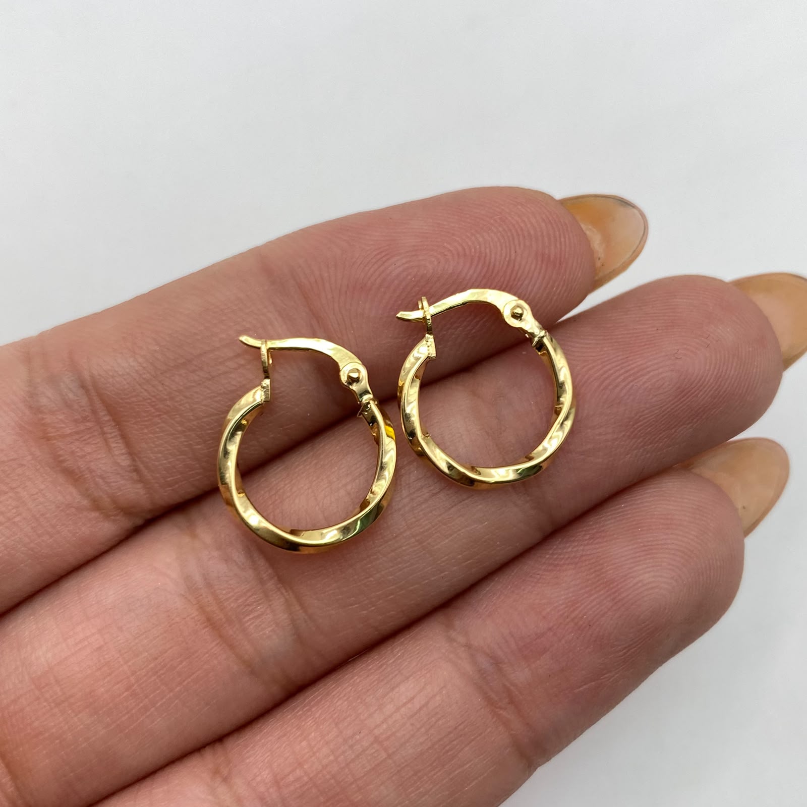 Candonga troquelada Oro amarillo 0,8 Gr / 1,5 Cm