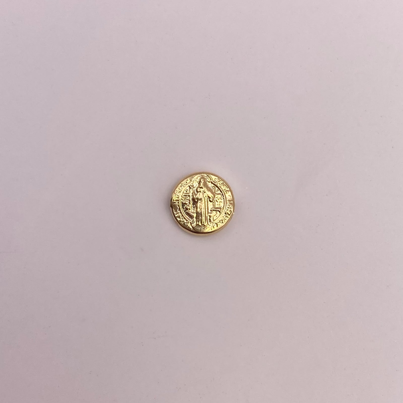 Herraje tambor san benito Oro amarillo 18k 0,33 Gr / 0,7 Cm