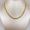 Cadena It Cubana inflada broche especial Oro amarillo 18k +1 / 12,2 Gr / 5,6 mm / 60 Cm