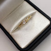 Anillo Solitario Oro amarillo 18k / Talla 8 / 1,73 Gr / 1,2 mm