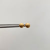 Topos Bola Lisa 8mm Oro amarillo 18k 0,9 Gr