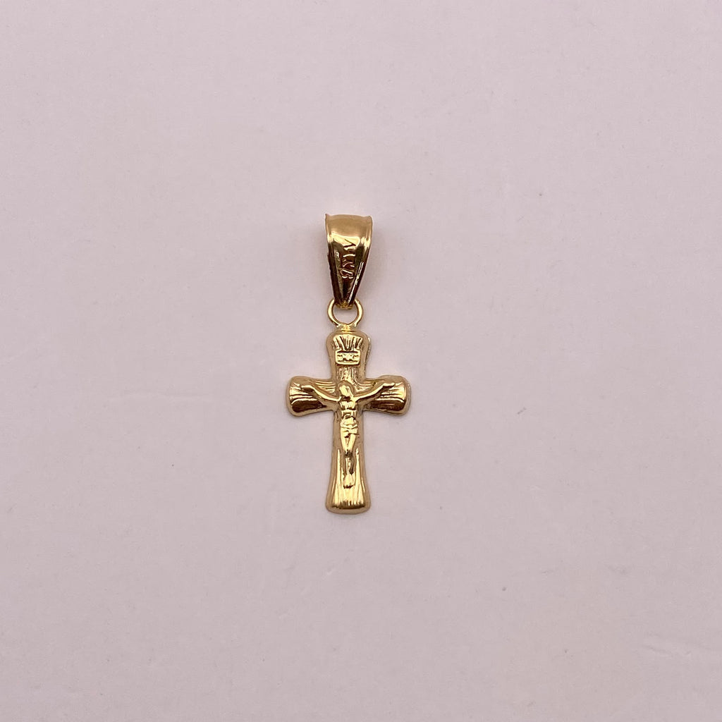 Dije cruz cristo Oro amarillo 18k 0,49 Gr / 10,1 mm / 2,5 Cm