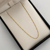 Cadena It Mini 3x1 Oro amarillo 18k 1,0 Gr / 1,2 mm / 45 Cm