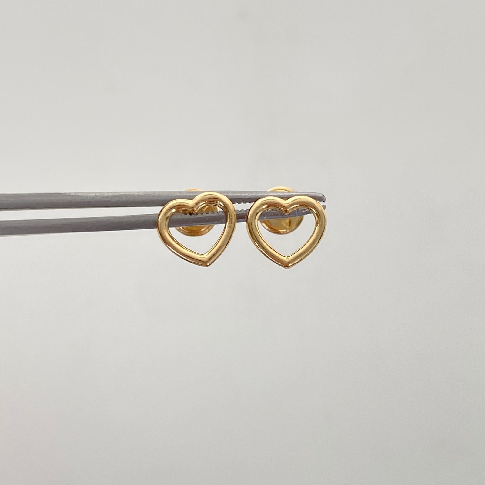 Topos Corazon Silueta Oro amarillo 18k 0,6 Gr / 8,9 mm