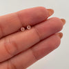 Topos Circon Rosado Oro amarillo 18k 0,45 Gr / 3 mm