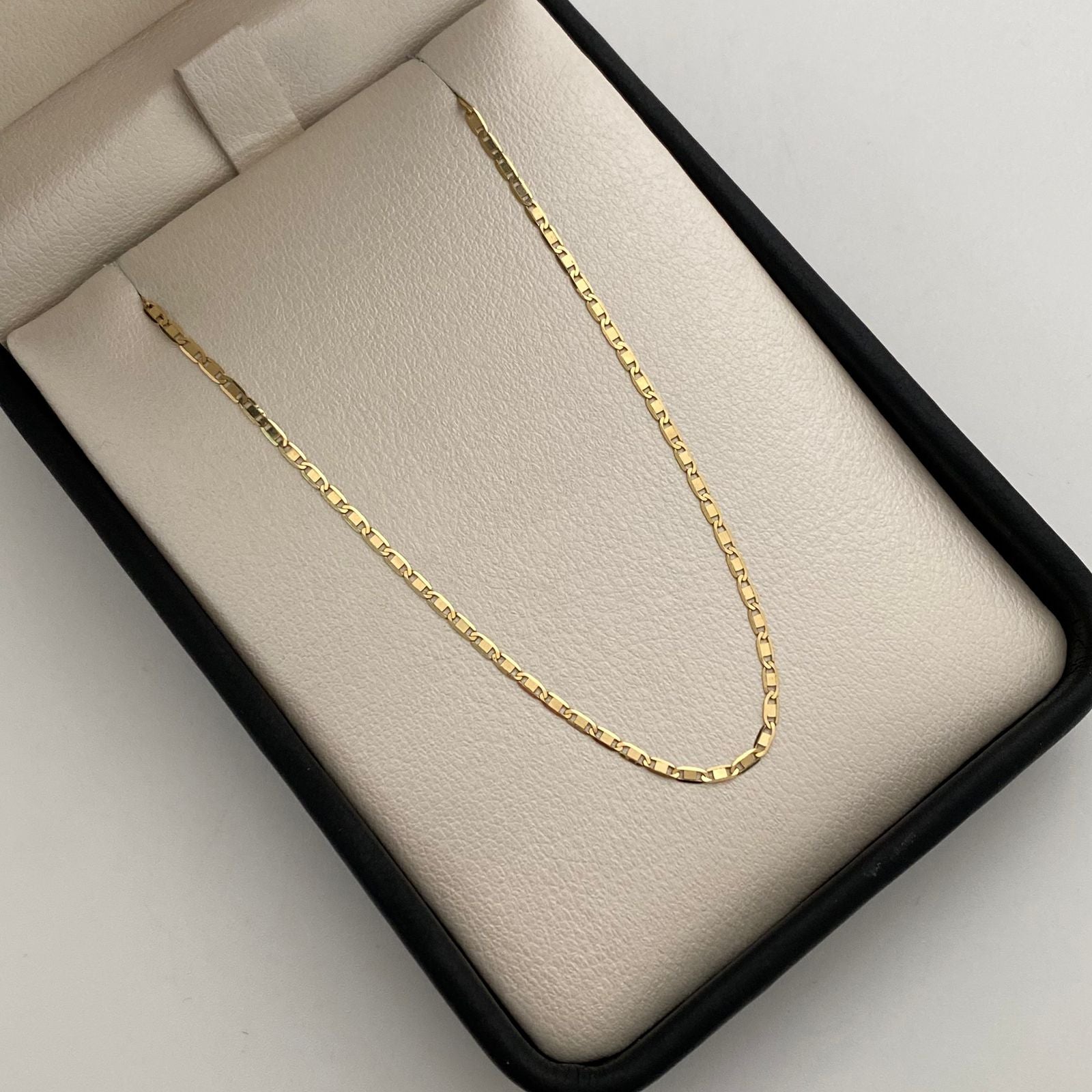 Cadena It Plana Lisa Oro amarillo 18k 2,1 Gr / 1,4 mm / 50 Cm