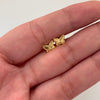 Topos mariposa diamantada mediana  Oro amarillo 18k 0,45 Gr / 7 mm