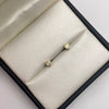 Cadena It Mini rollon + dije de corazon circon blanco+ topos Oro amarillo 18k +4 / 2,49 Gr / 0,6 mm / 45 Cm