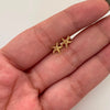 Topos estrella de mar relieves Oro amarillo 18k 0,75 Gr / 7 mm