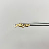 Topos Jesus Oro amarillo 18k 0,7 Gr / 9,7 mm