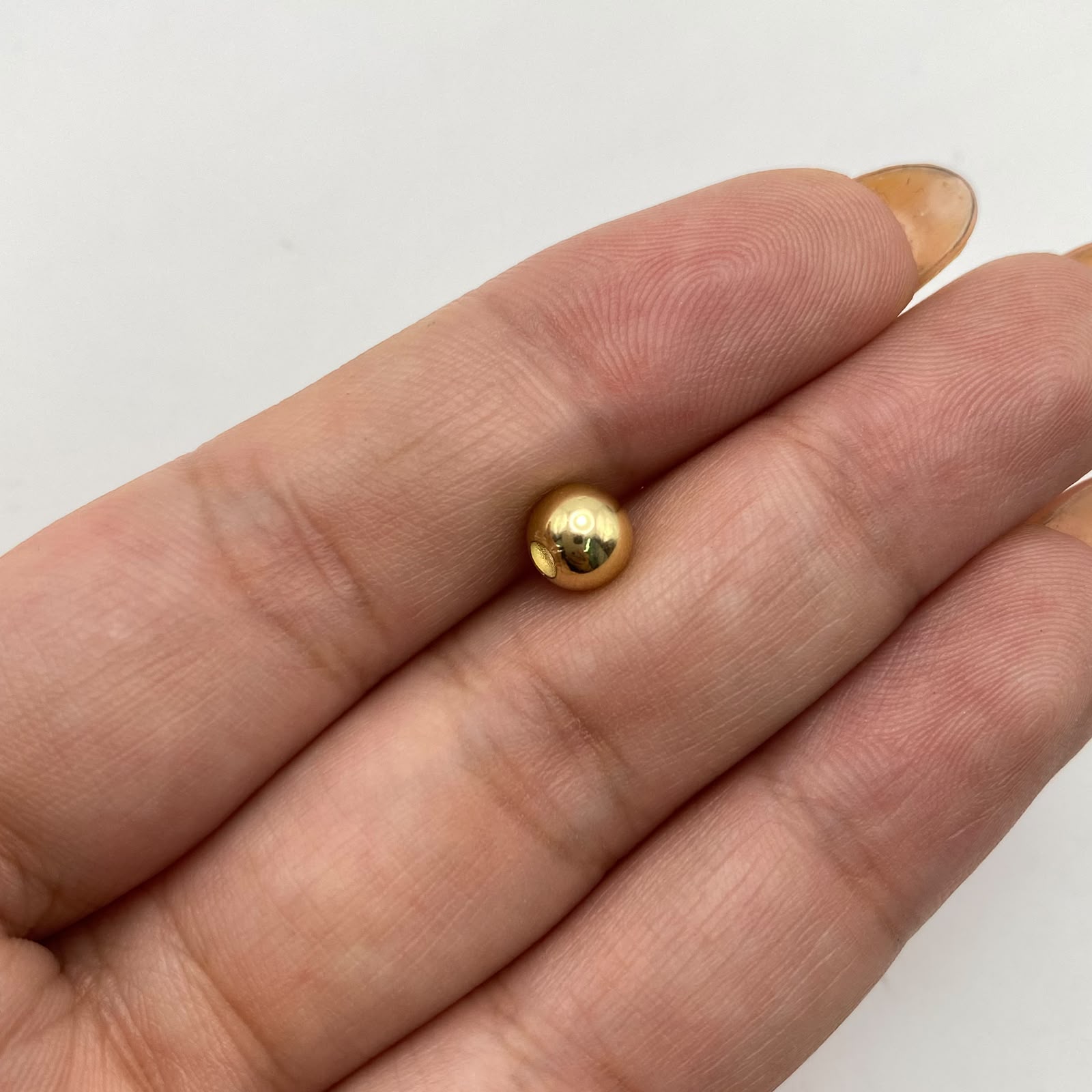 Bola Lisa 6mm Oro amarillo 18k 0,2 Gr