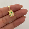 Dije Escudo Equipo Oro amarillo 18k 0,75 Gr / 9,5 mm / 2 Cm