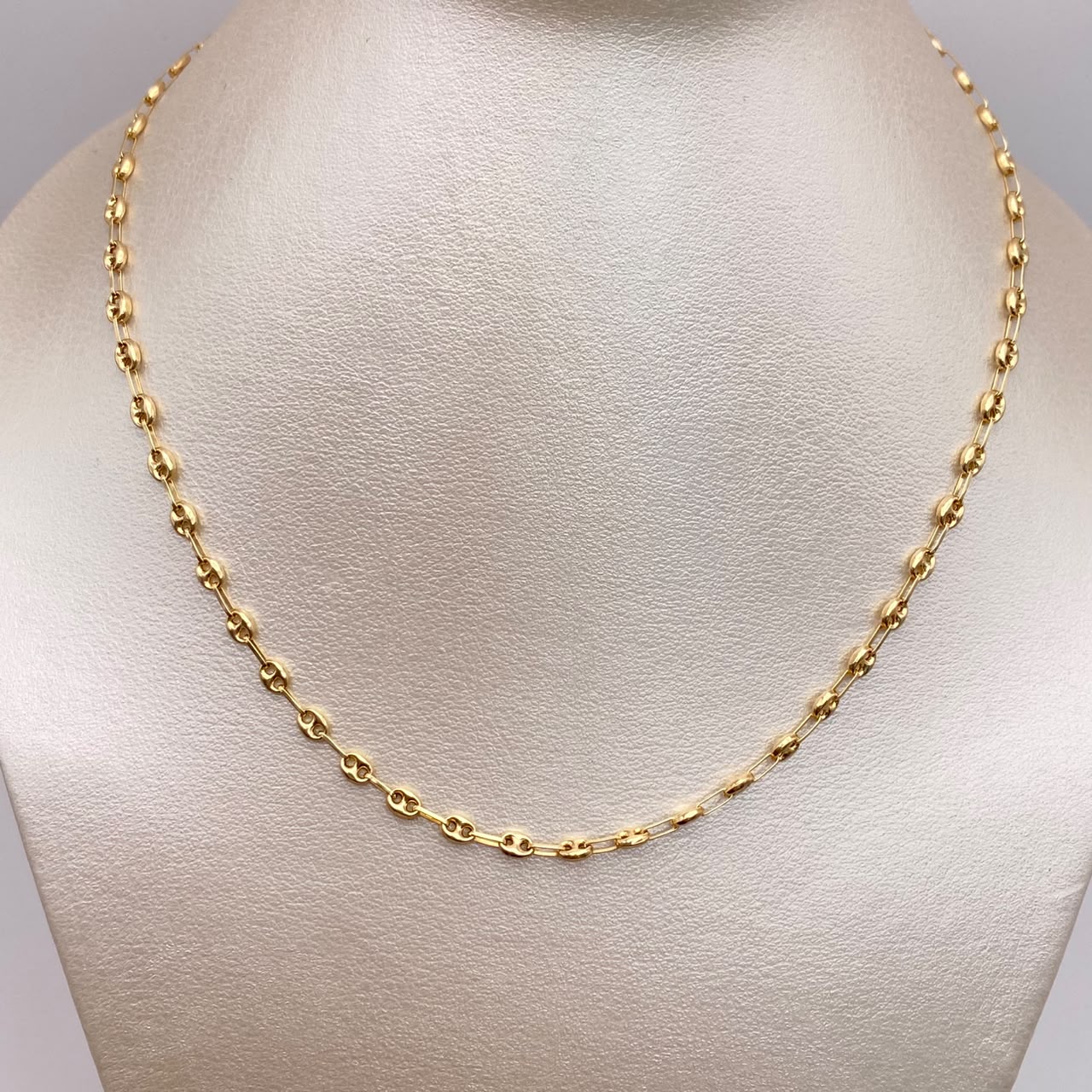 Cadena Baby Gc Oro amarillo 18k 6,65 Gr / 3,5 mm / 60 Cm Broche 0,30