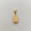 Dije Guadalupe silueta Oro amarillo 18k 1,3 Gr / 12,8 mm / 3 Cm