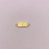Herraje dolar Oro amarillo 18k 0,55 Gr / 2 Cm