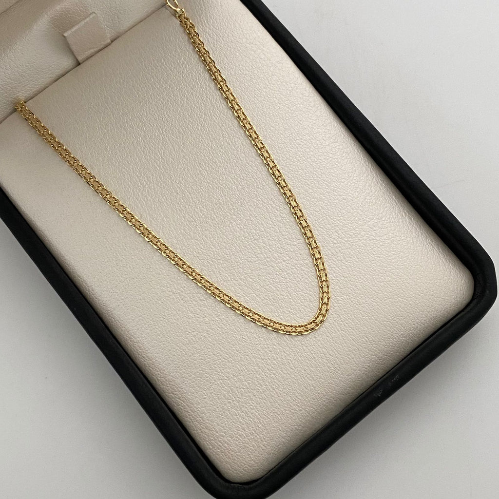 Pulso It China Oro amarillo 18k +1 / 2,05 Gr / 2,2 mm / 18,9 Cm