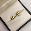 Topos Corazon burbuja Oro amarillo 18k 0,95 Gr / 9,8 mm