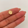 Herraje Virgen Milagrosa Oro amarillo 18k 0,45 Gr / 1,5 Cm