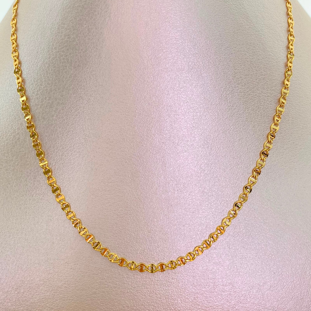 Cadena It Escalera Plana Oro amarillo 18k 3,15 Gr / 2,9 mm / 60 Cm