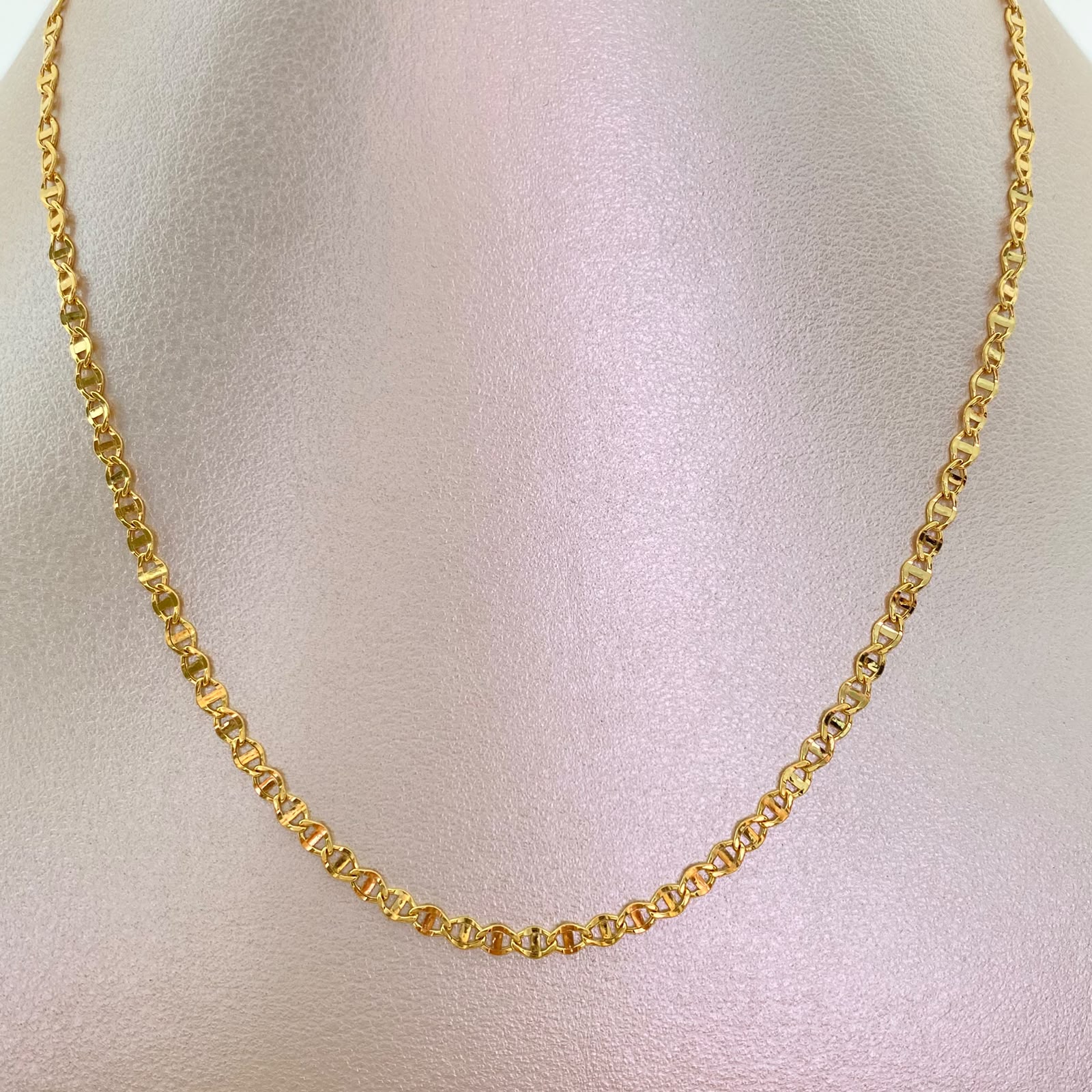 Cadena It Escalera Plana Oro amarillo 18k 3,3 Gr / 2,8 mm / 60 Cm