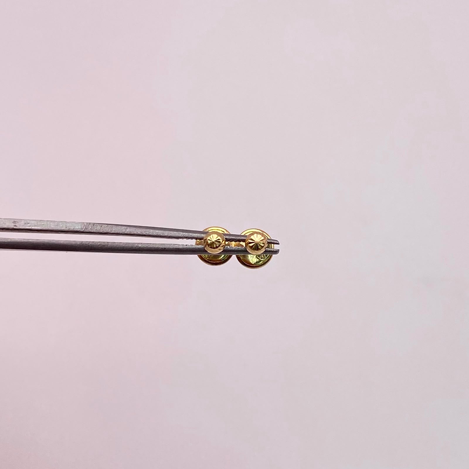 Topos Bola Diamantada 3mm Oro amarillo 18k 0,4 Gr