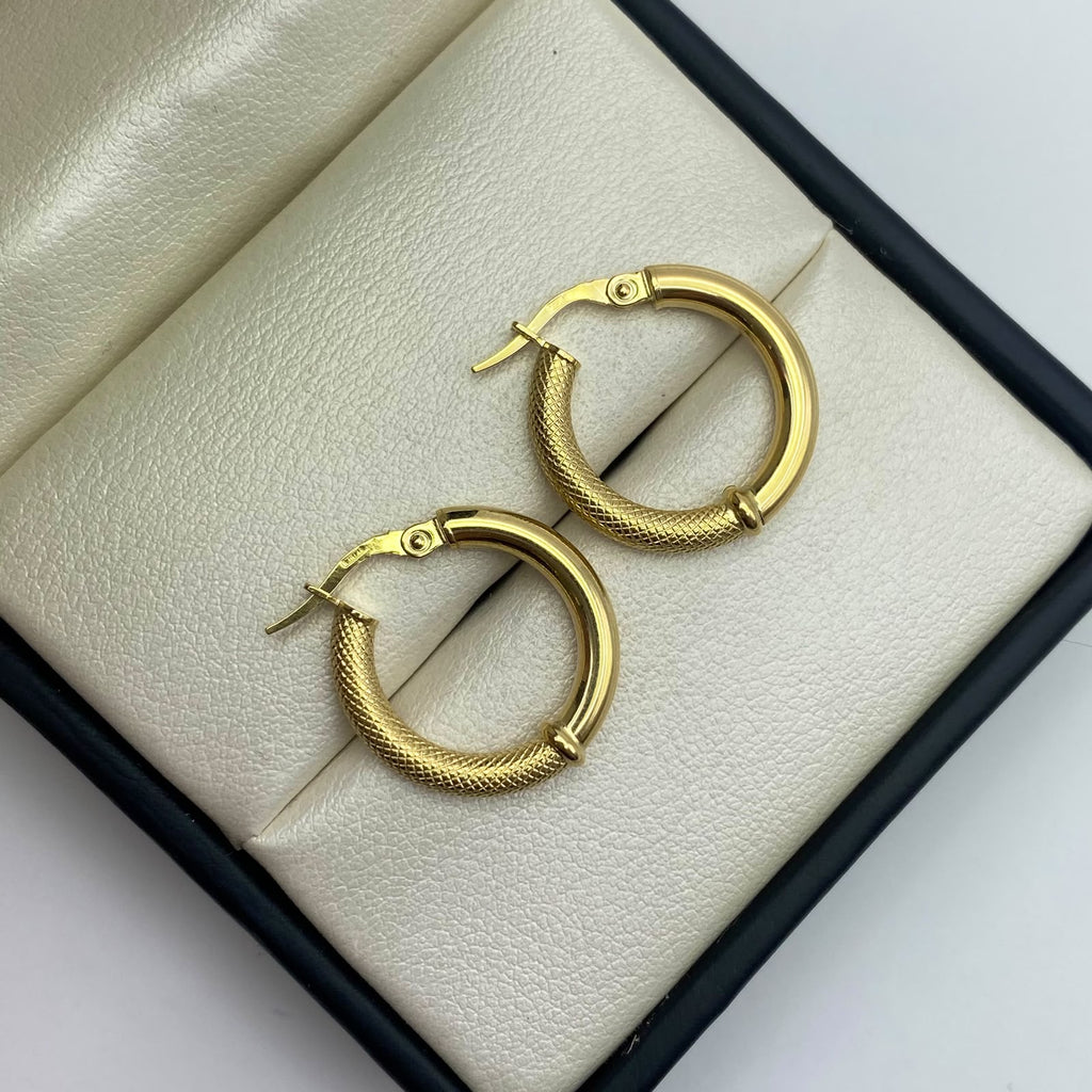 Candonga It lisas serpiente Oro amarillo 18k 2,15 Gr / 2 Cm