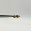Topos grano cafe  Oro amarillo 18k 0,50 Gr / 4,3 mm