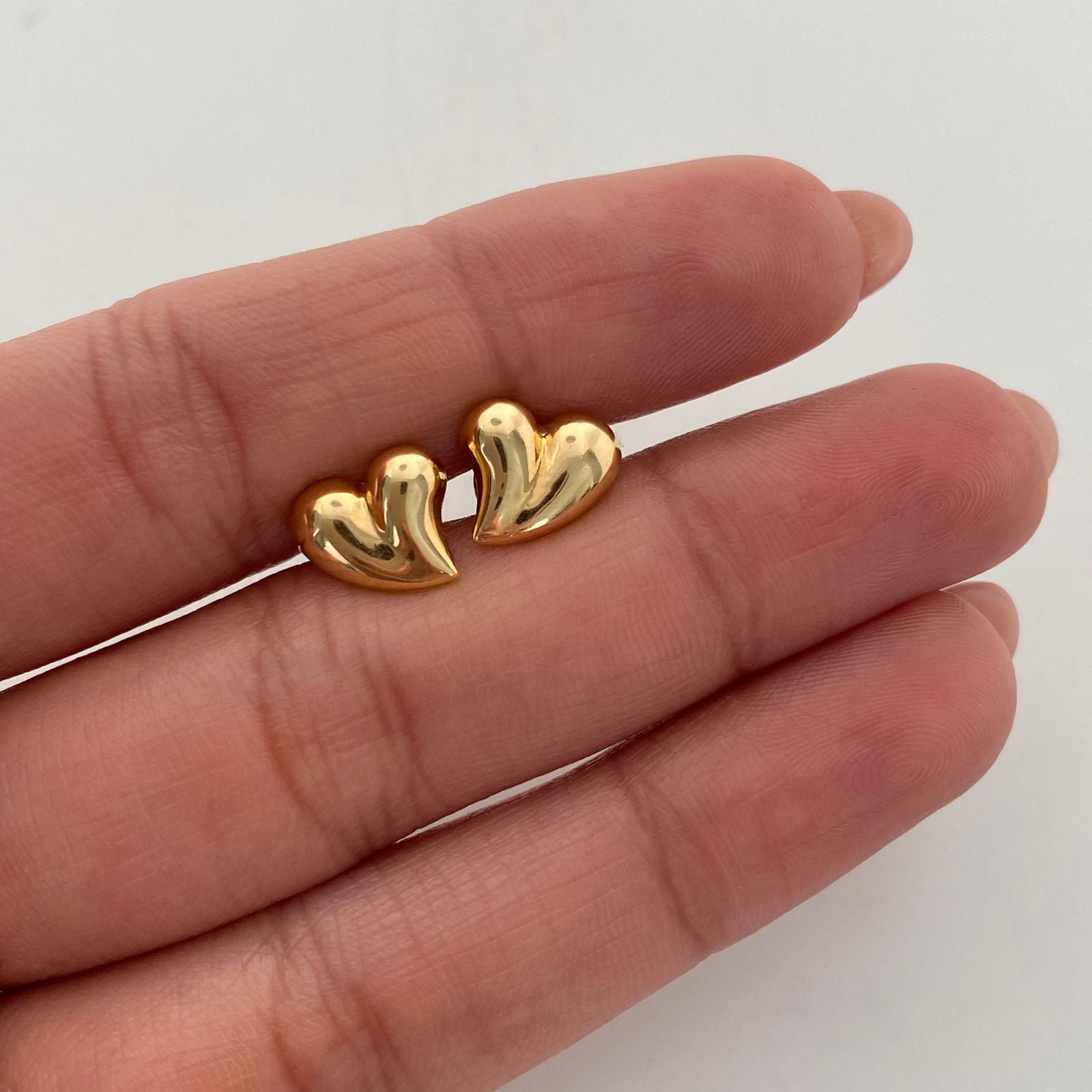 Topos Corazon Burbuja Oro amarillo 18k 0,9 Gr / 9,6 mm