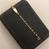 Pulso bebé gc placa ovalo Oro amarillo 18k 1,75 Gr / 3,2 mm / 16,5 Cm Broche 0,20