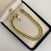 Pulso It cubano moch  Oro amarillo 18k +1 / 8,55 Gr / 7 mm / 20 Cm