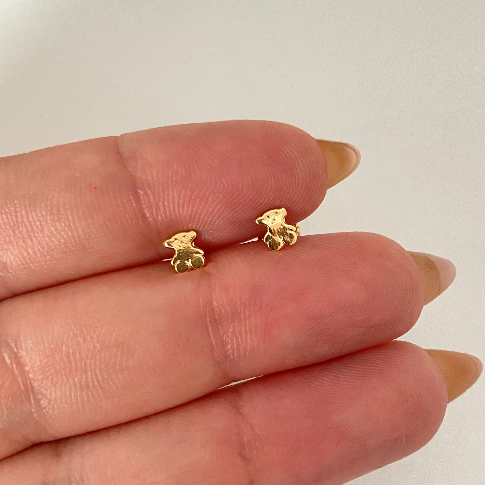 Topos mini oso ts Oro amarillo 18k 0,5 Gr / 4,0 mm