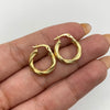 Candonga lineas tupidas melcocha Oro amarillo 1,45 Gr / 1,5 Cm
