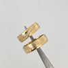 Anillo argollas de matrimonio ( POR FABRICACION)  Oro amarillo 18k / Talla 0  / 10,85 Gr