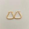Candonga Triangular Lisa Vs Oro amarillo 18k 1,55 Gr / 2 Cm