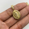 Dije Virgen guadalupe Oro amarillo 18k 1,10 Gr / 12,4 mm / 2,5 Cm