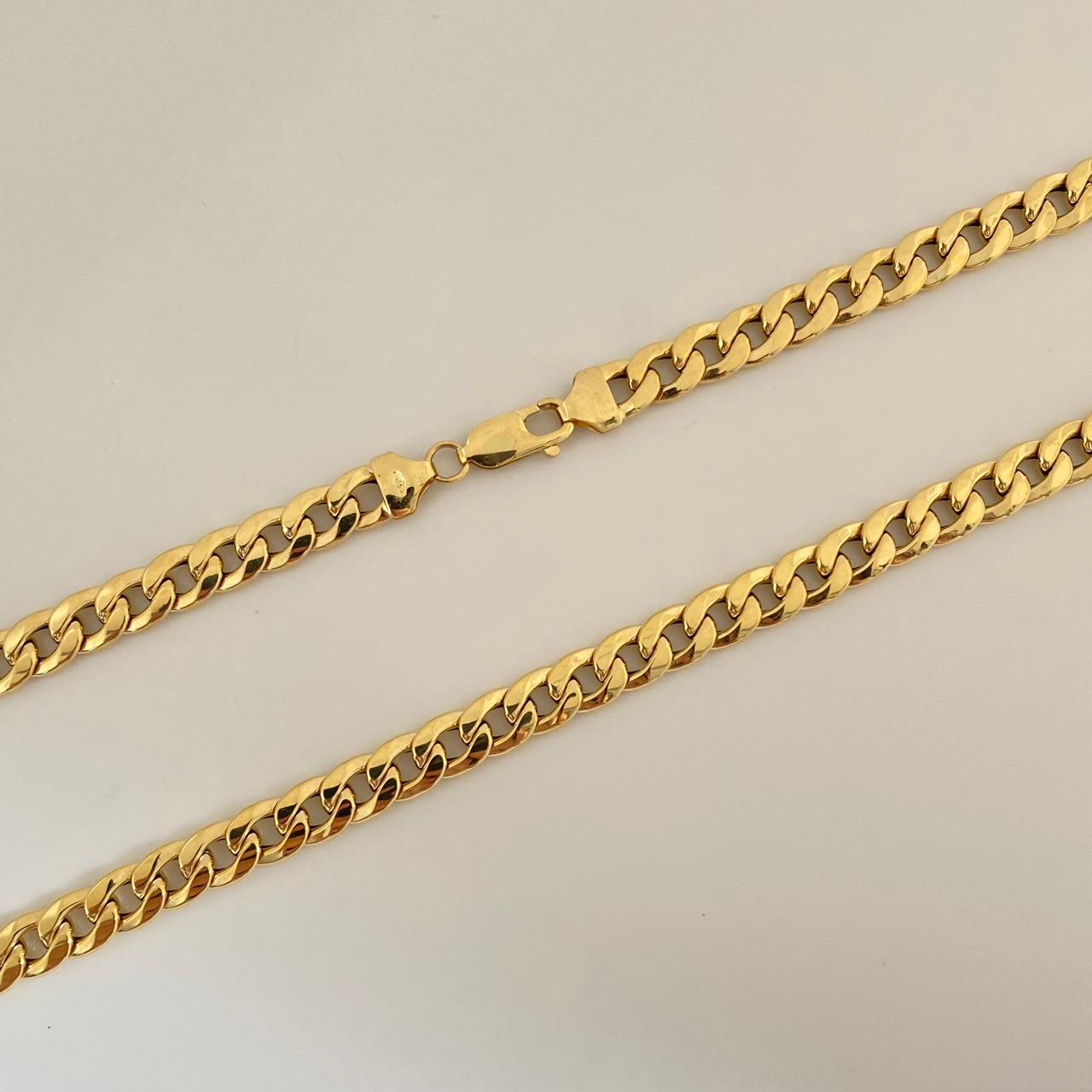 Cadena It cubana inflada Oro amarillo 18k +1 / 15,15 Gr / 6,5 mm / 60 Cm