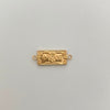 Herraje Dolar Oro amarillo 18k 1,05 Gr / 2,5 Cm