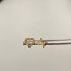 Anillo silueta corazon casting Oro amarillo 18k/ Talla 7 1/2 / 1,95 Gr / 8 mm
