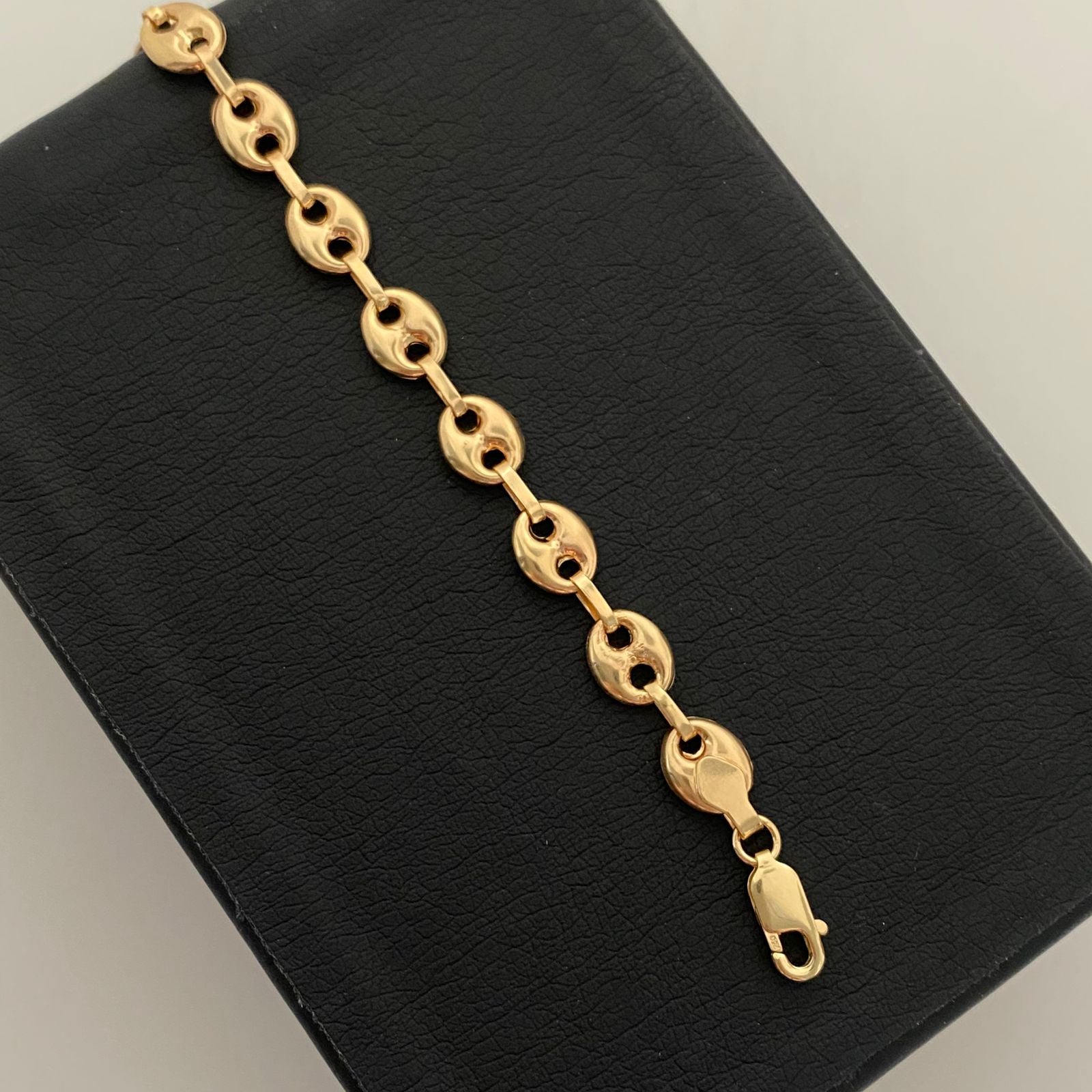 Pulso Gc liso Oro amarillo 18k 5,15 Gr / 6,5 mm / 21,5 Cm Broche 0,80