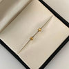 Topos mini estrella lisa Oro amarillo 18k 0,35 Gr / 3 mm